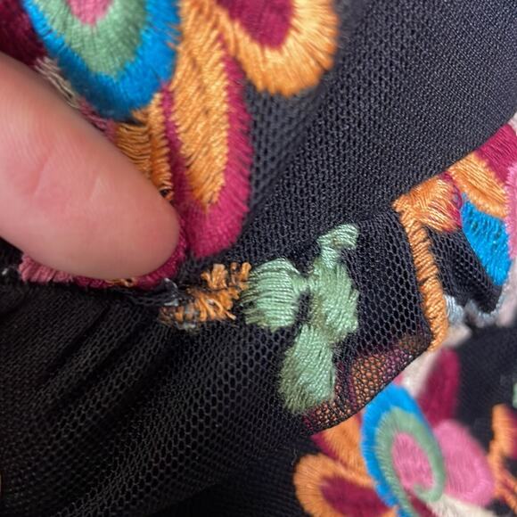 Philosophy boho floral embroidered midi dress women’s PM - Picture 5 of 15